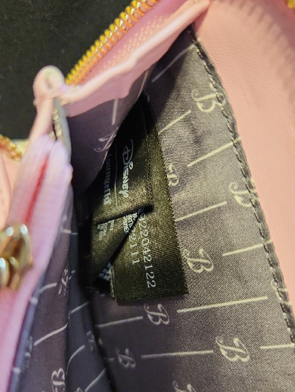 Loungefly Cream and Pink Disney Belle Zip Wallet - Picture 5 of 5